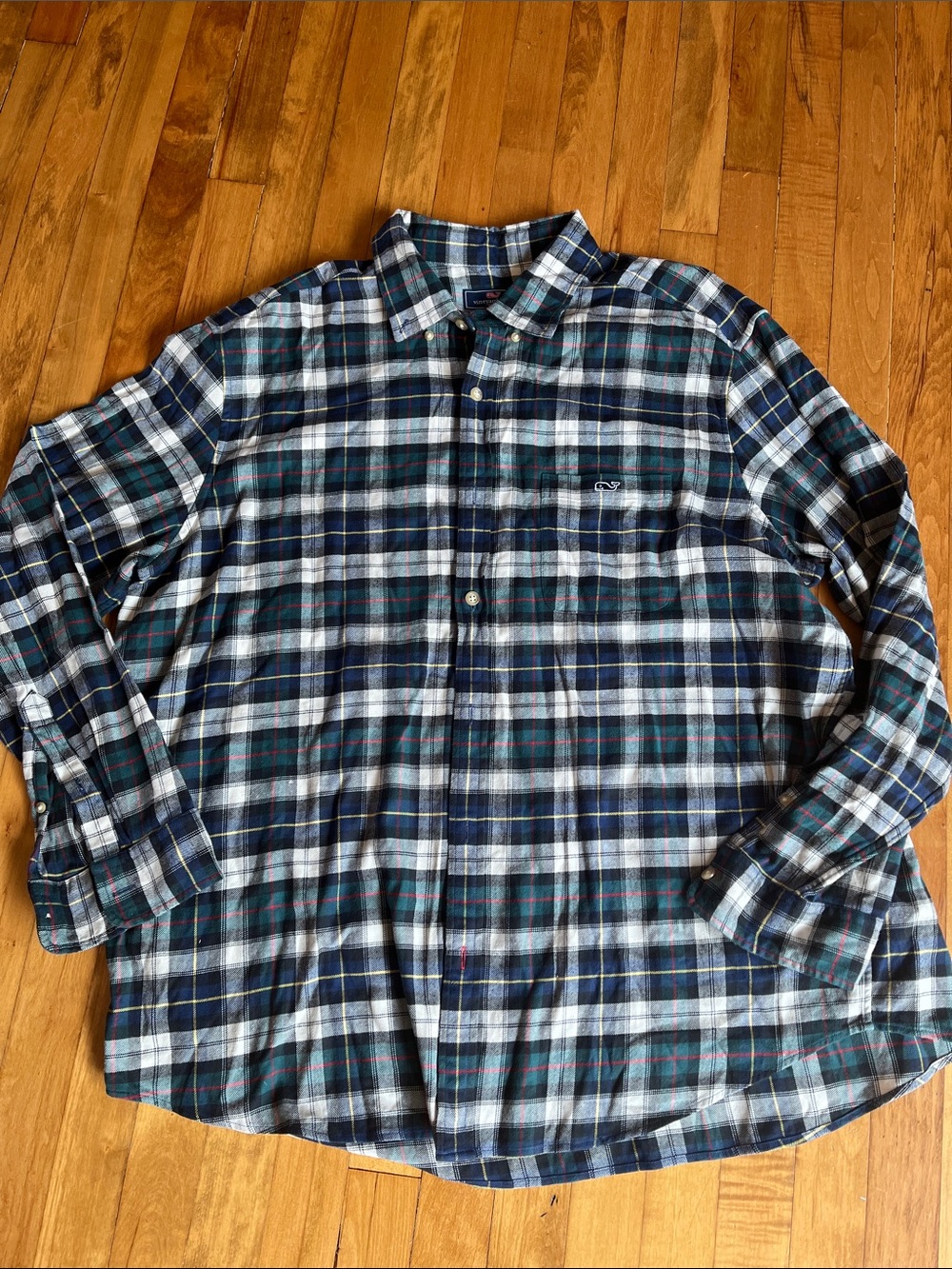 Vineyard Vines Men’s Classic Fit Tucker Shirt Plaid Button-Down Shirt XXL